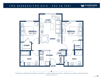 Floorplan of Fairwinds - Redmond, Assisted Living, Redmond, WA 13