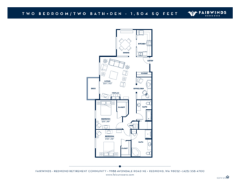 Floorplan of Fairwinds - Redmond, Assisted Living, Redmond, WA 15