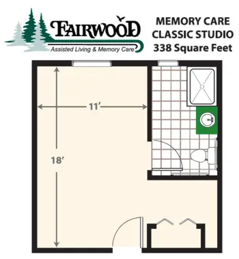 Floorplan of Fairwood Retirement Village & Assisted Living, Assisted Living, Memory Care, Spokane, WA 6