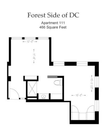 Floorplan of Forest Side Memory Care, Assisted Living, Memory Care, Washington, DC 3