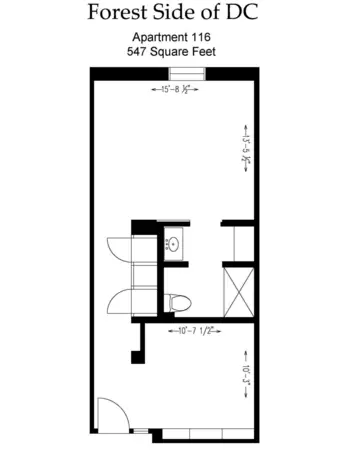 Floorplan of Forest Side Memory Care, Assisted Living, Memory Care, Washington, DC 5