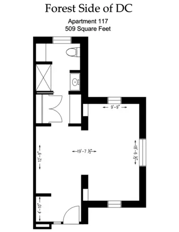 Floorplan of Forest Side Memory Care, Assisted Living, Memory Care, Washington, DC 14