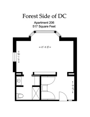 Floorplan of Forest Side Memory Care, Assisted Living, Memory Care, Washington, DC 15