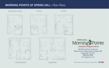 Floorplan of Morning Pointe of Spring Hill, Assisted Living, Spring Hill, TN 1