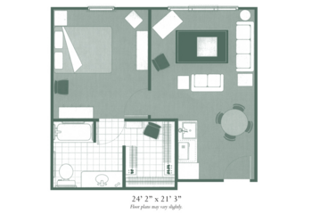 Floorplan of Morningside of Hopkinsville, Assisted Living, Hopkinsville, KY 1