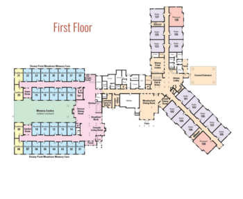 Floorplan of Stoney Point Meadows, Assisted Living, Memory Care, Cedar Rapids, IA 1