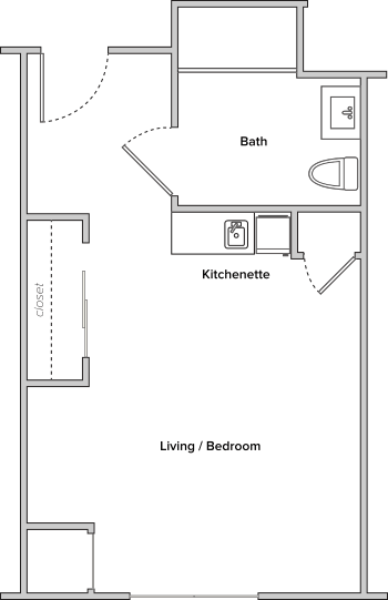 Floorplan of The Fremont Senior Living, Assisted Living, Memory Care, Springfield, MO 4