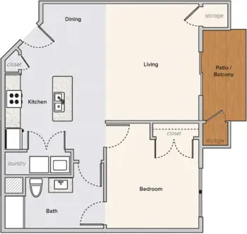 Floorplan of The Fremont Senior Living, Assisted Living, Memory Care, Springfield, MO 8