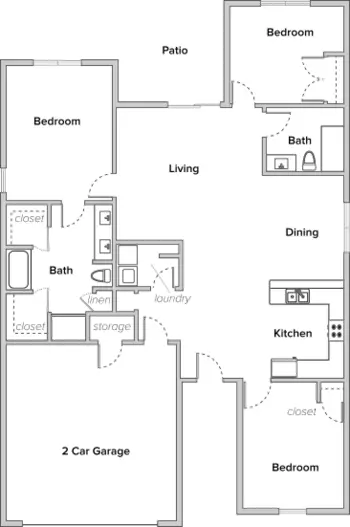 Floorplan of The Fremont Senior Living, Assisted Living, Memory Care, Springfield, MO 13