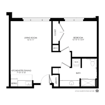 Floorplan of The Knolls, Assisted Living, Memory Care, Lincoln, NE 4