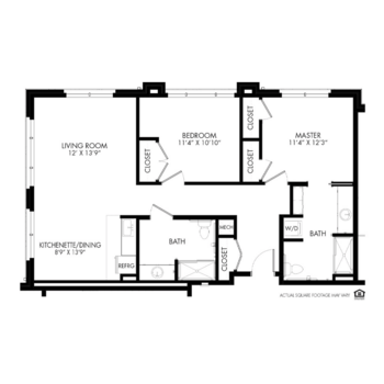 Floorplan of The Knolls, Assisted Living, Memory Care, Lincoln, NE 7