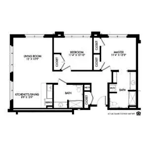Floorplan of The Knolls, Assisted Living, Memory Care, Lincoln, NE 9