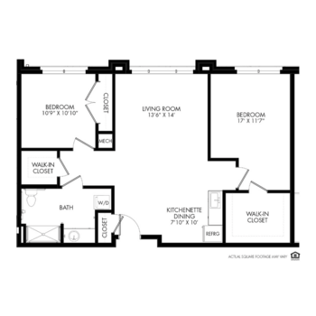 Floorplan of The Knolls, Assisted Living, Memory Care, Lincoln, NE 10