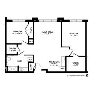 Floorplan of The Knolls, Assisted Living, Memory Care, Lincoln, NE 12
