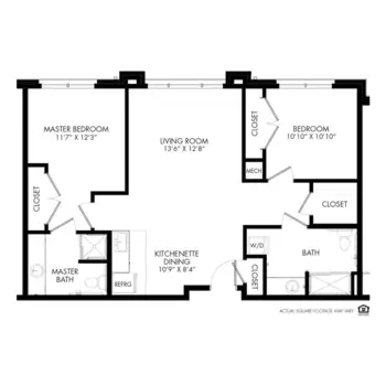 Floorplan of The Knolls, Assisted Living, Memory Care, Lincoln, NE 13