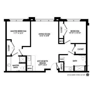 Floorplan of The Knolls, Assisted Living, Memory Care, Lincoln, NE 15