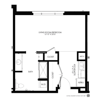 Floorplan of The Knolls, Assisted Living, Memory Care, Lincoln, NE 16