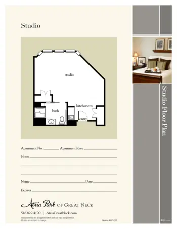 Floorplan of Atria Park of Great Neck, Assisted Living, Great Neck, NY 1