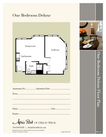 Floorplan of Atria Park of Great Neck, Assisted Living, Great Neck, NY 3