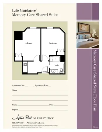 Floorplan of Atria Park of Great Neck, Assisted Living, Great Neck, NY 5