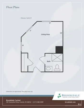 Floorplan of Brookdale Carmel, Assisted Living, Carmel, IN 4