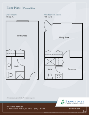 Floorplan of Brookdale Hartwell, Assisted Living, Hartwell, GA 2