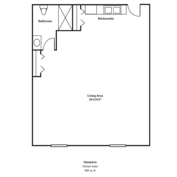 Floorplan of Commonwealth Senior Living at Hampton, Assisted Living, Hampton, VA 1