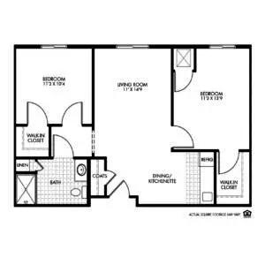 Floorplan of Elk Ridge Village, Assisted Living, Memory Care, Elkhorn, NE 6
