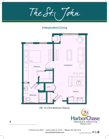 Floorplan of HarborChase of Mandarin, Assisted Living, Jacksonville, FL 6