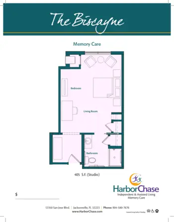 Floorplan of HarborChase of Mandarin, Assisted Living, Jacksonville, FL 9