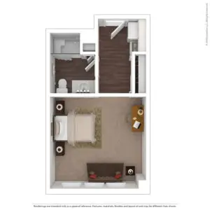 Floorplan of Juniper Village at Forest Hills, Assisted Living, Pittsburgh, PA 2