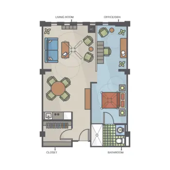 Floorplan of Lake Gibson Village, Assisted Living, Lakeland, FL 5