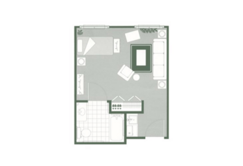 Floorplan of Morningside of Camden, Assisted Living, Camden, SC 5