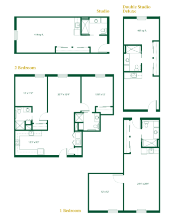 Floorplan of Providence Place of Chambersburg, Assisted Living, Chambersburg, PA 3
