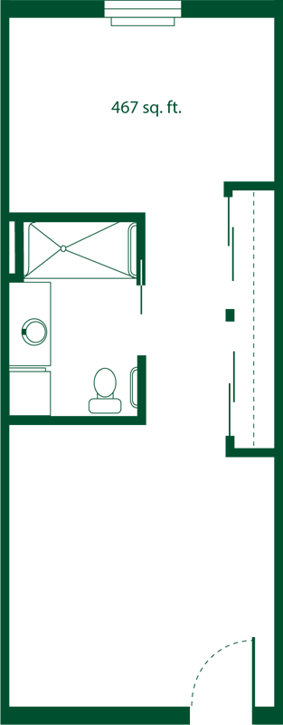 Floorplan of Providence Place of Chambersburg, Assisted Living, Chambersburg, PA 4