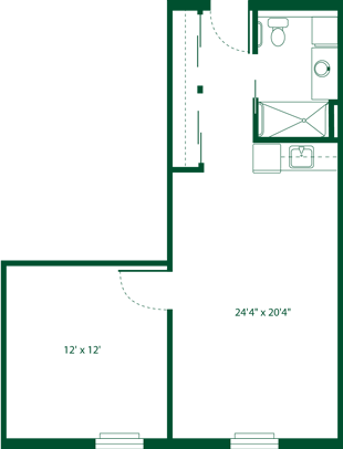 Floorplan of Providence Place of Chambersburg, Assisted Living, Chambersburg, PA 7