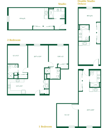 Floorplan of Providence Place of Chambersburg, Assisted Living, Chambersburg, PA 9