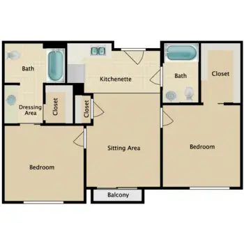 Floorplan of River Bend Assisted Living, Assisted Living, Memory Care, Rochester, MN 6