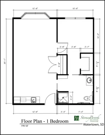 Floorplan of Stoneybrook Suites of Watertown, Assisted Living, Watertown, SD 3