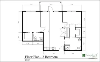 Floorplan of Stoneybrook Suites of Watertown, Assisted Living, Watertown, SD 6