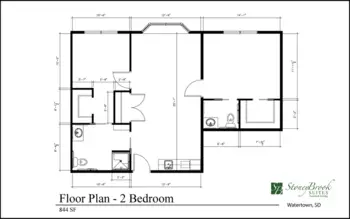 Floorplan of Stoneybrook Suites of Watertown, Assisted Living, Watertown, SD 7