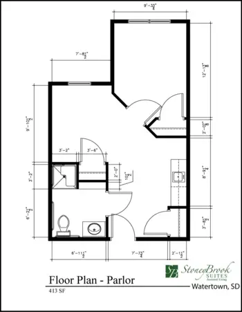 Floorplan of Stoneybrook Suites of Watertown, Assisted Living, Watertown, SD 9