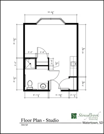Floorplan of Stoneybrook Suites of Watertown, Assisted Living, Watertown, SD 10