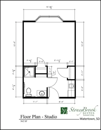 Floorplan of Stoneybrook Suites of Watertown, Assisted Living, Watertown, SD 12
