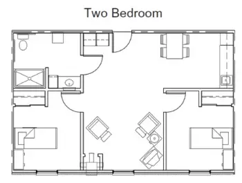 Floorplan of Sunnybrook of Burlington, Assisted Living, Memory Care, Burlington, IA 3