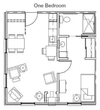 Floorplan of Sunnybrook of Burlington, Assisted Living, Memory Care, Burlington, IA 4