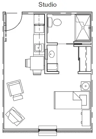Floorplan of Sunnybrook of Burlington, Assisted Living, Memory Care, Burlington, IA 5