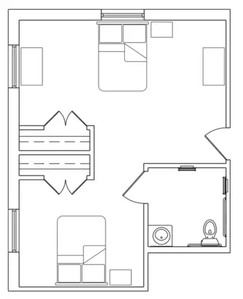 Floorplan of The Addington Place of Clear Lake, Assisted Living, Houston, TX 3