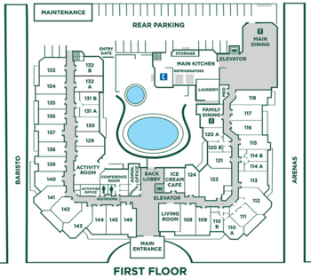 Floorplan of Windsor Court Assisted Living, Assisted Living, Palm Springs, CA 1